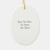 Karussell-Pferd in der Spiegel-Verzierung Keramikornament (Hinten)