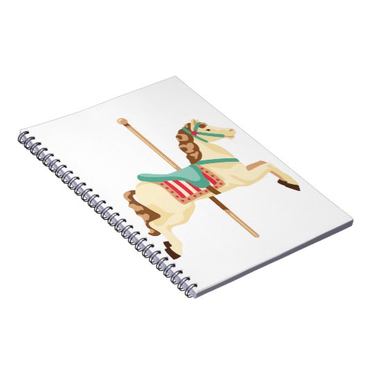 Karussell-Pferd Notizblock (Rechte Seite)