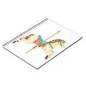 Karussell-Pferd Notizblock (Linke Seite)