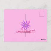 Karussell Pferde 1. Geburtstag Postkarte (Rückseite)