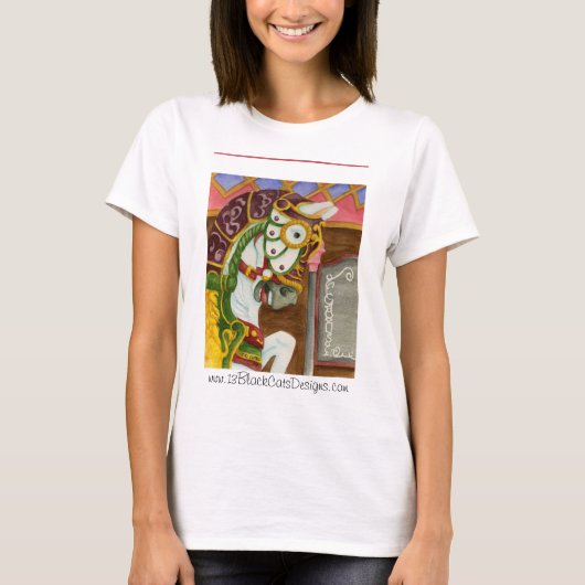 Karussell-Pferde-.com-T - Shirt (Vorderseite)