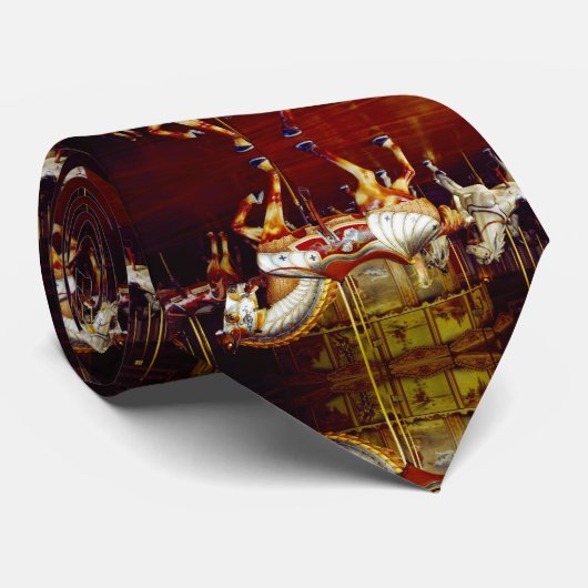 Karussell Pferde Krawatte (Gerollt)