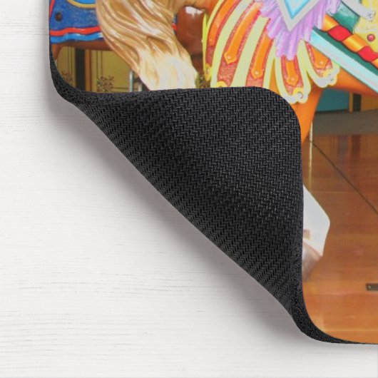Karussell-Pferde Mousepad (Ecke)