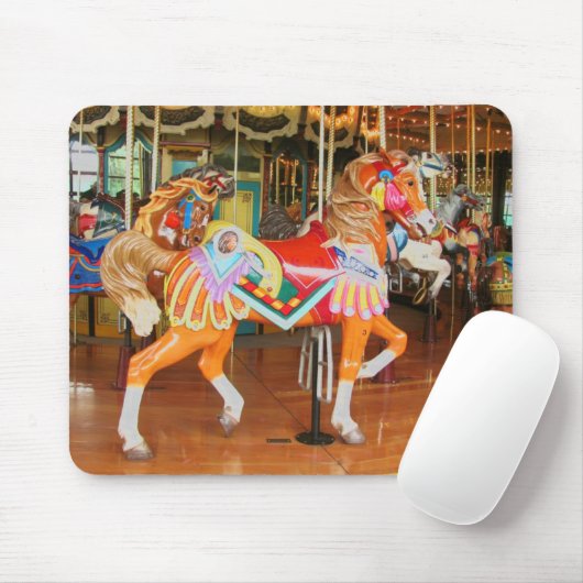 Karussell-Pferde Mousepad (Mit Mouse)