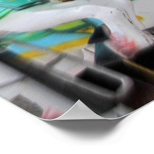 Karussell Pferde Poster (Ecke)