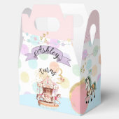 Karussell Pferde Thema, Gable 4x2.5x5 Geschenkschachtel (Geöffnet)