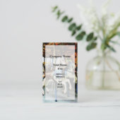 Karussell Pferde Visitenkarte (Stehend Vorderseite)