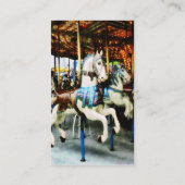 Karussell Pferde Visitenkarte (Rückseite)