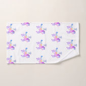 Karussell-Pony-Badetuch-Set Badhandtuch Set (Handtuch)
