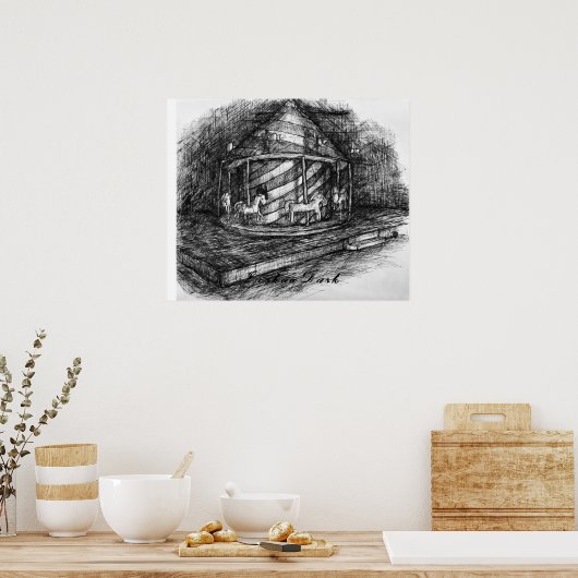 Karussell Poster (Küche)