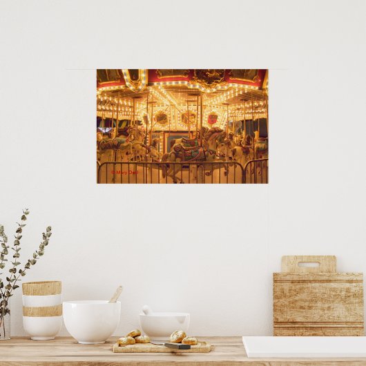 Karussell Poster (Küche)
