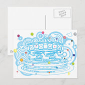 Karussell Postkarte (Vorne/Hinten)