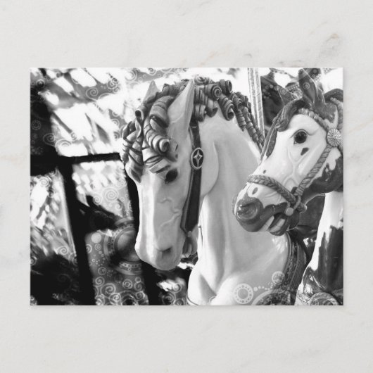 Karussell Postkarte (Vorderseite)