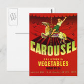 Karussell Postkarte (Vorne/Hinten)