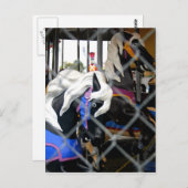 Karussell Postkarte (Vorne/Hinten)