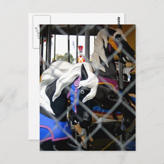Karussell Postkarte (Vorne/Hinten)