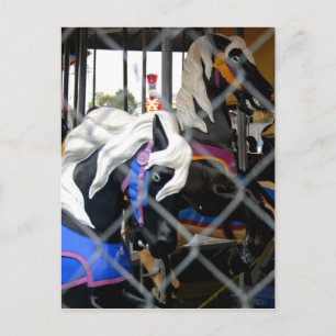 Karussell Postkarte