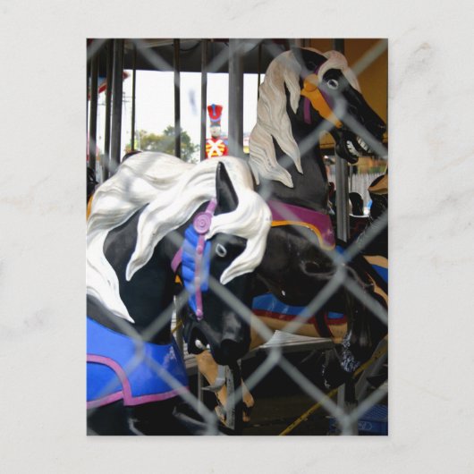 Karussell Postkarte (Vorderseite)