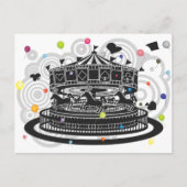 Karussell Postkarte (Vorderseite)