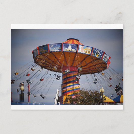 Karussell Postkarte (Vorderseite)