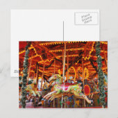 Karussell-Schlauch-Design Postkarte (Vorne/Hinten)