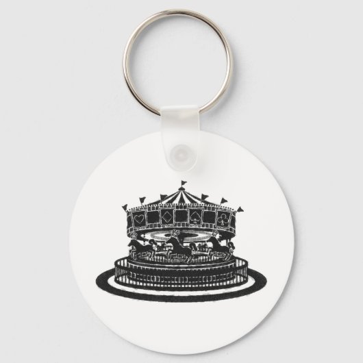 Karussell Schlüsselanhänger (Vorderseite)