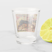 Karussell Schnapsglas (Rückseite)