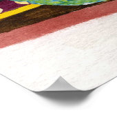 Karussell-Seepferd-Poster/Print Poster (Ecke)