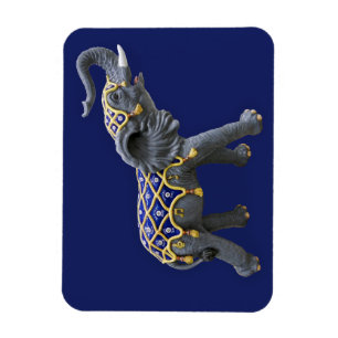 Karussell-Tier Elefant Foto Magnet