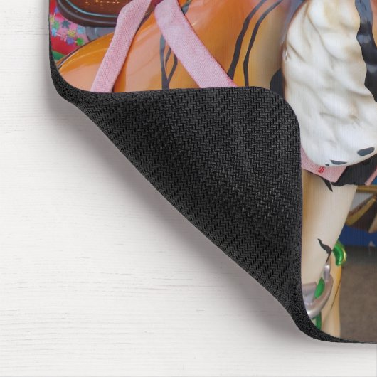 Karussell-Tiger Mousepad (Ecke)