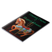 Karussell-Träume und magische Momente Notizblock (Linke Seite)