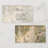 Karussell- und Goldene Sterne Visitenkarte (Vorne/Hinten)