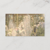 Karussell- und Goldene Sterne Visitenkarte (Rückseite)