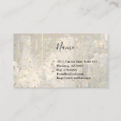 Karussell- und Goldene Sterne Visitenkarte (Vorderseite)