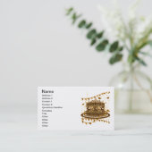 Karussell Visitenkarte (Stehend Vorderseite)