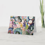 Karussell von Schweinen | Robert Delaunay Karte (Vorderseite)
