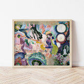 Karussell von Schweinen | Robert Delaunay Poster