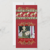 Karussell Weihnachtskarte Feiertagskarte (Vorderseite)