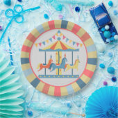 Karussell-Zirkus-Geburtstagsplatten Pappteller (Party)