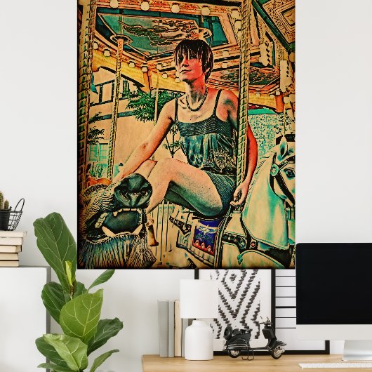 Karusselldekor Poster (Heimbüro)