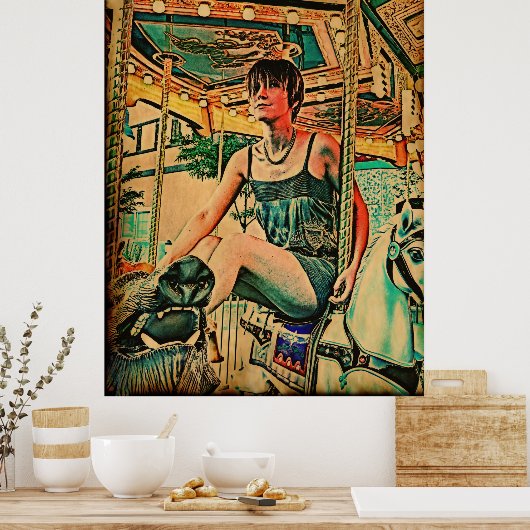 Karusselldekor Poster (Küche)