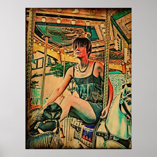 Karusselldekor Poster (Vorne)