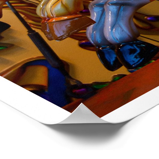 Karusselle Pferde - SRF Poster (Ecke)