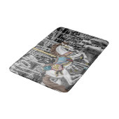 Karussellfotografie Badematte (Schrägansicht)