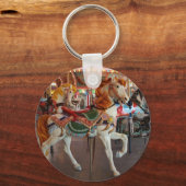 Karussellpferd,2 Schlüsselanhänger (Vorderseite)
