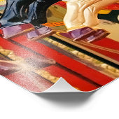 KARUSSELLPFERD FOTODRUCK (Ecke)