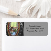 Karussellpferd in Spiegeladresse (Insitu)