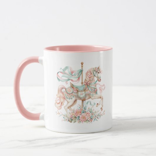 Karussellpferd-Kaffeetasse Tasse (Links)