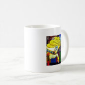 Karussellpferd mit gelber Mähne Kaffeetasse (VorderseiteRechts)