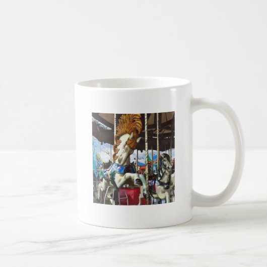 Karussellpferd mit Mähne Kaffeetasse (Rechts)